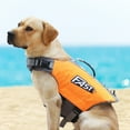 thumbnail image 3 of Pet Dog Life Jacket Adjustable Size Oxford Cloth Flotation Vest WithHandle Swimming Supplies, 3 of 9