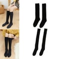 thumbnail image 2 of Aellinatey Coral Fleece Over-knee High Socks Women Plush Home Sleep Floor Long Sockings, 2 of 21