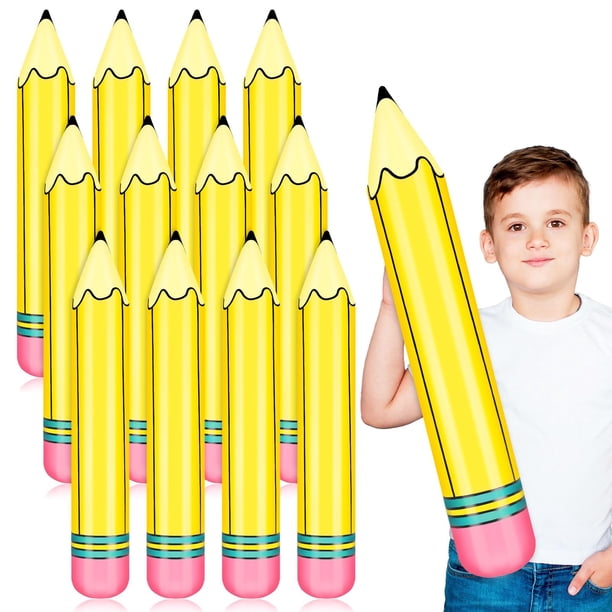 Set de lápices inflables Denylo pro 27 pulgadas Back to School x12
