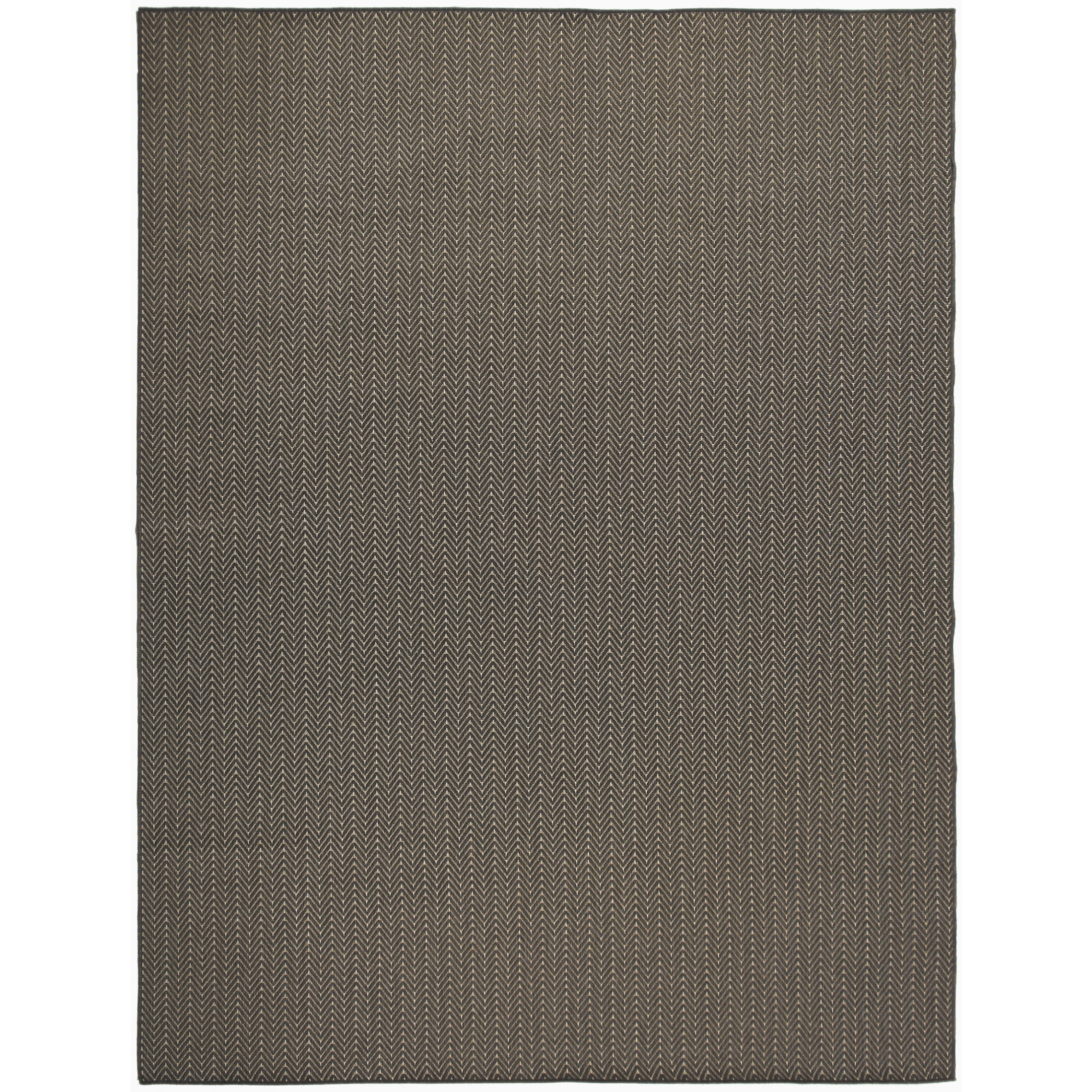 Nourison Horizon Indoor/Outdoor 9' x 12' Charcoal Modern Rug