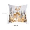 thumbnail image 6 of Novryn Christmas Themed Pillowcase, Snowman Santa Cushion Cover for Sofa, Cozy Home Textile Decor for Everyday Comfort, 6 of 6