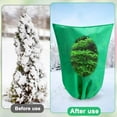 thumbnail image 5 of Plant Covers Freeze Protection, Weather Cover for Plants, Winter Frost Protection Cloth, 1Pcs Reusable Frost Protection Cloth with Drawstring, Outdoor Plants Potted Cover Green, 5 of 9