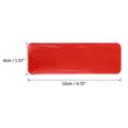 thumbnail image 4 of 6pcs Red Rear Bumper Reflector Reflective Sticker Warning Tape 12 x 4cm for Car Auto, 4 of 6