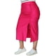 thumbnail image 2 of Falda midi con abertura (talla extra), modelo 0329 (Fiusha) fucsia 36 Roman Fashion Falda extra 0329, 2 of 6