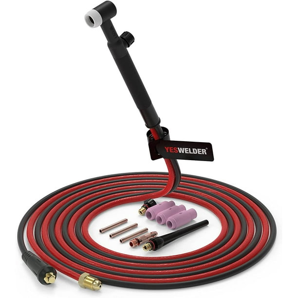 YESWELDER TIG Welding Torch WP17V 13ft 150Amp Air Cooled Lift TIG