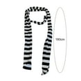 thumbnail image 6 of Harmtty Women Scarf Striped Print Thin Long Scarf Harajuku Style Lightweight Breathable Cotton Scarf Girl Neck Wrap, 6 of 8