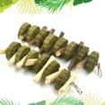 thumbnail image 4 of Billuyoard 2 piezas de juguetes para masticar con forma de conejito y hámster, juguete para rechinar dientes naturales para mascotas pequeñas, Suministros de alimentación y agua para mascotas, 4 of 6
