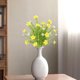 thumbnail image 5 of Margaritas artificiales de césped acuático (5 tenedores) | Arreglo floral de plástico verde artificial realista | Adorno decorativo para el hogar sin mantenimiento | Accesorio para sesión de fotos (3, 5 of 5