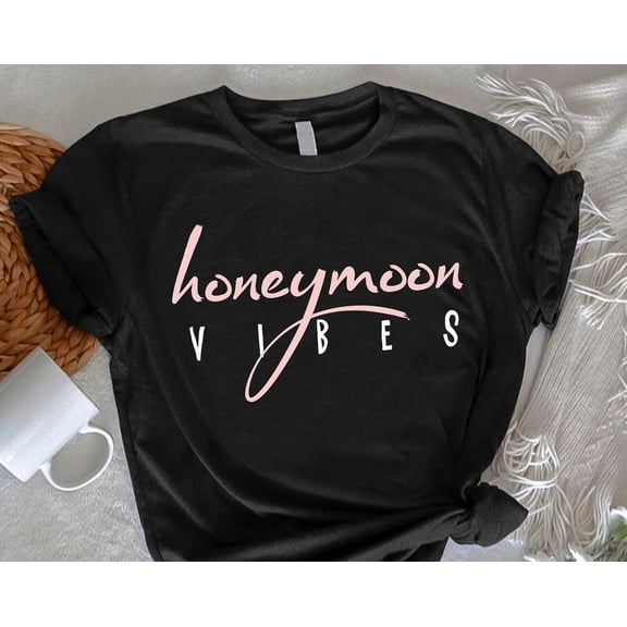 Honeymoon Vibes Tshirt, Honeymoon Shirt, Just Married Shirts, Honeymoon Gift, Wedding Gifts, Bridal Shower Tee Shirt, Honeymoon Travel Gifts TSHIRT All Size S-5XL