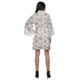 thumbnail image 3 of Moomaya Printed Bridesmaid Robes Short Bride Getting Ready Dress Loungewear, 3 of 6