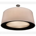 thumbnail image 4 of Meyda Tiffany 162180 52 Inch W Bruges Textrene Pendant   Nickel Finish with Beige/White/Black Glass, 4 of 7
