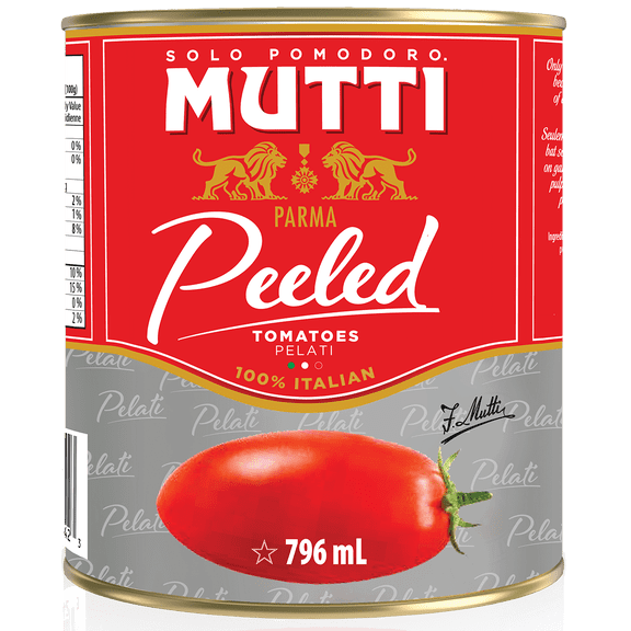 Mutti Whole Peeled Tomatoes 796mL