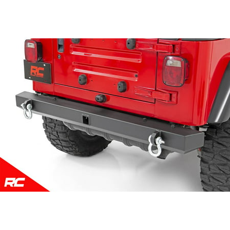 Rough Country Offroad Winch Bumper compatible w 1987-2006 Jeep Wrangler YJ TJ Rock