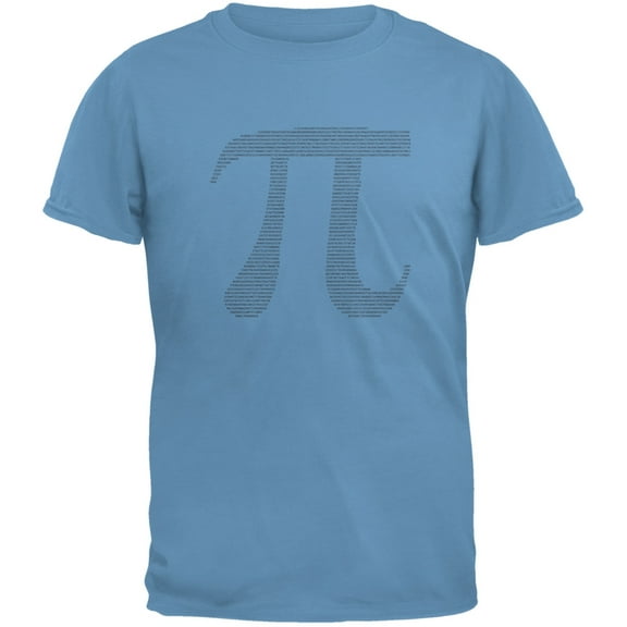 Pi Carolina Blue Adult T-Shirt - 2X-Large