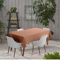 thumbnail image 2 of Vargottam Indoor/OutdoorTablecloth58 x 58" InchSquareTablecloth Waterproof PatioTableCloths, Spring/SummerTableCoversfor Backyard CircularTable/BBQs/Picnic -Dusty Peach, 2 of 6