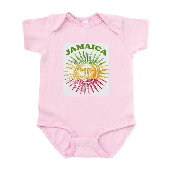 CafePress - Jamaica Infant Bodysuit - Baby Light Bodysuit, Size Newborn - 24 Months