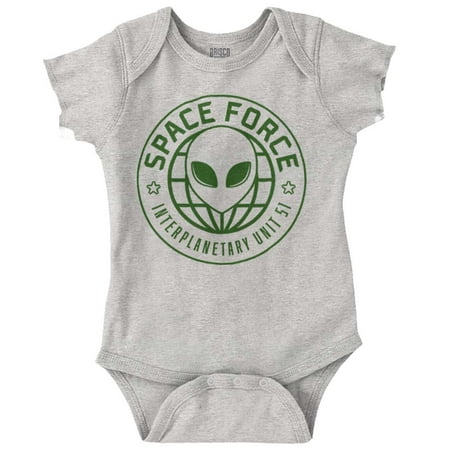 

Alien Space Force Area 51 Believers Romper Boys or Girls Infant Baby Brisco Brands 24M