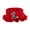Red, variant on sunsanly Children Warm Scarf Cartoon Pattern Ruffle Trim Knitted Winter Scarf Thickened Thermal Boys Toddler Elastic Warm Scarf