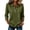 Army Green, variant on Polo Shirts For Women 3/4 Sleeve Collared Golf Shirts Womens Lapel V Neck Summer Tops Classic Breathable Button Down Shirt Casual Business Office Blouses