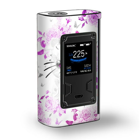 Skin Decal Vinyl Wrap for Smok Majesty 225W TC Kit Vape Kit skins stickers cover/ Mean Kitty in Pink