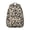 Beige, variant on Boho Floral Design Backpack for Students Lightweight and Wear-Resistant School Bag with Tropical Flower and Leaves Pattern
