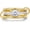 Style 3, variant on Stackable Rings for Women, 14k Gold Plate Interlocked Multi Ring Set Dainty Pave CZ Personalized Fashion Two-Toned Mixed Metals Stacking Jewelry Trendy Statement Gift