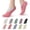 Multicolor, variant on Bocaoying 4 Pairs Straps Pilates Socks,Gradient Colors Cotton Yoga Socks with Grips for Women Non Slip, Workout, Barre, Ballet, Dance, Hospital Socks