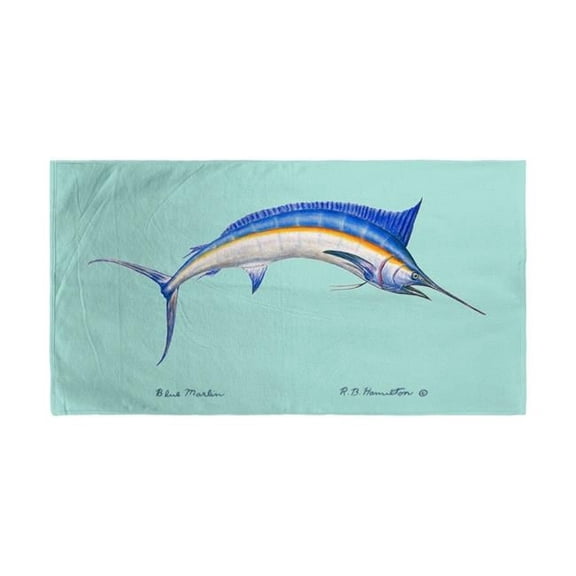 Betsy Drake BT015 Blue Marlin Beach Towel