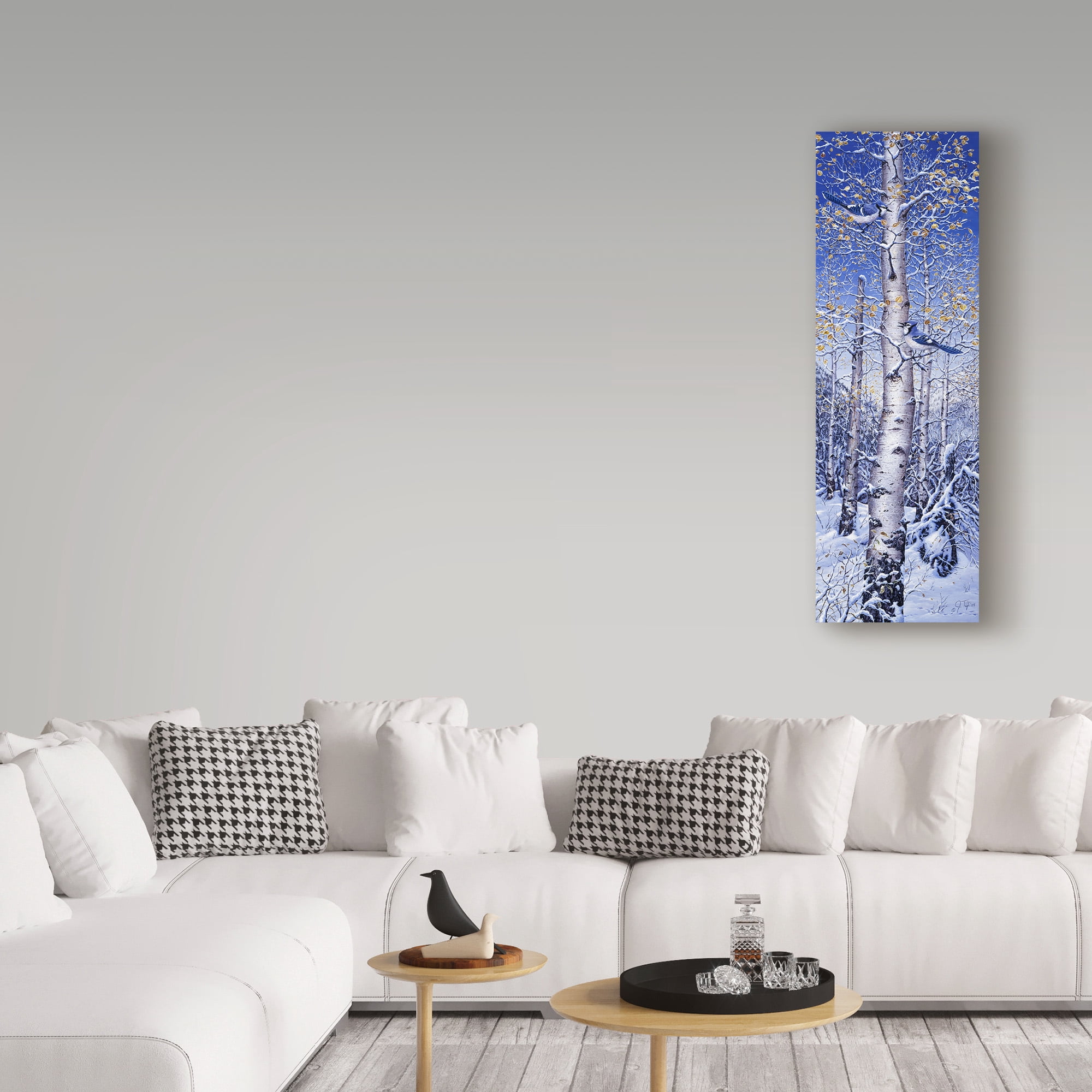 Trademark Fine Art 'Blue Jay' Canvas Art by Jeff Tift