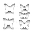 thumbnail image 3 of Yeacher Cookie Baking Molds Set Stainless Steel Butterfly Shape Biscuit Cutters Kitchen Gadgets Baking Tool for Birthday Party DIY Baking Dessert 5PCS/Set, 3 of 8