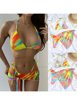 Billabong | Girl's 4-16 Time for Tie Dye Triangle Two-Piece Bikini Set | Multicolor