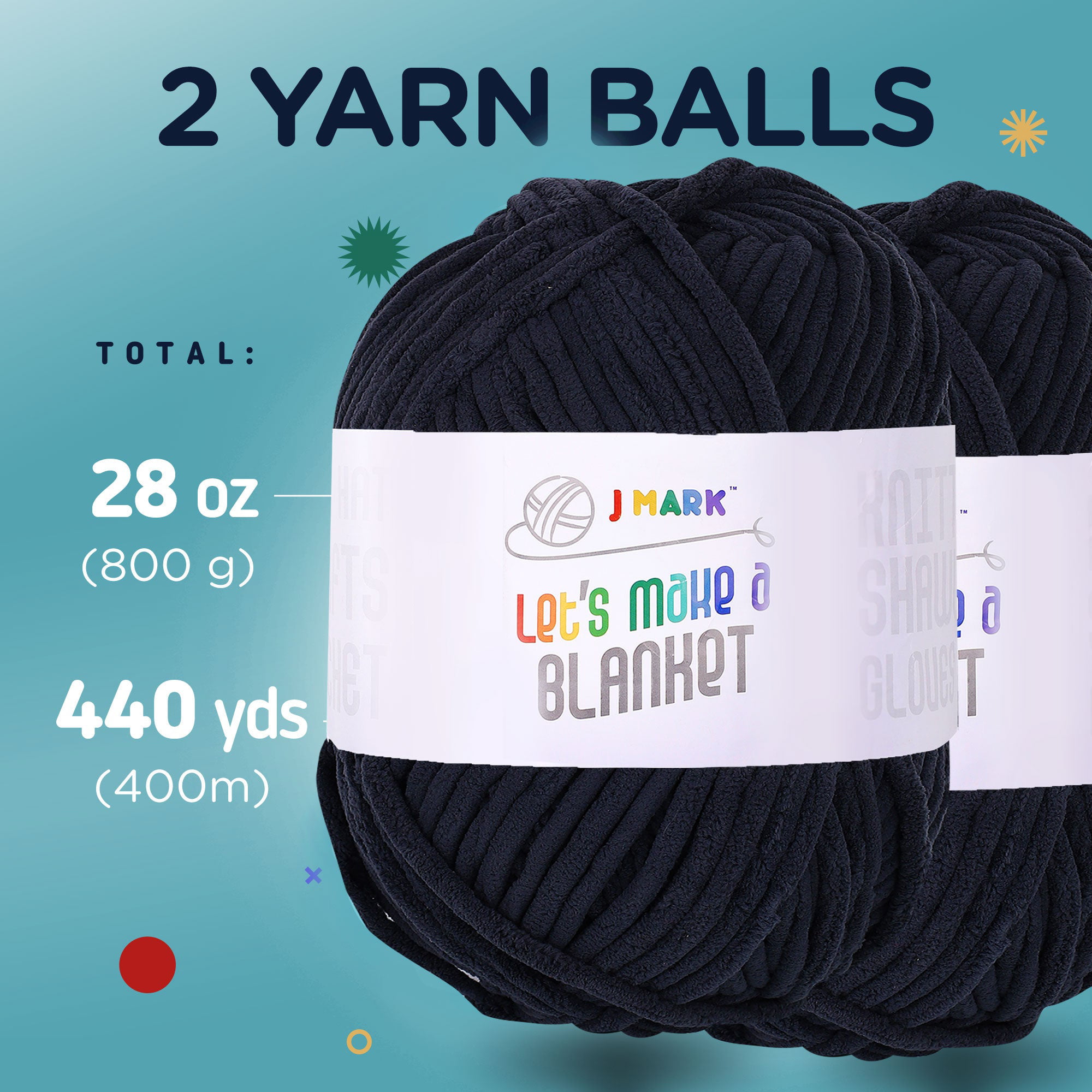 2pcs Threads for Knitting Yarn Fancy T-shirt Yarn Embrodierry
