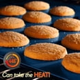 thumbnail image 4 of NutriChef, Bakeware Set, Baking Sheets, Cookie Sheets, Sheet Pan, Baking Tray, Nonstick, Blue Carbon Steel Baking Set, Professional Kitchen Oven Trays, Roasting Pans, 3 pc., 4 of 4