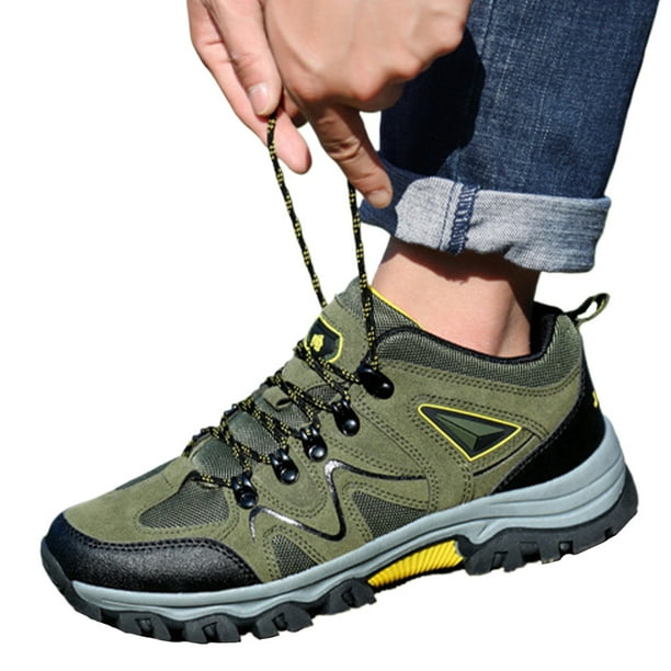 Zapatos Escalada Trekking Hombres Senderismo Antideslizantes para Exteriores