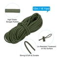 thumbnail image 2 of 16 Yard Elastic Bungee Cord & Single Hole Cord Lock & Double Hole Spring Toggle Stopper, Army Green 12 Pack, 2 of 6