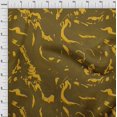 thumbnail image 3 of oneOone Velvet Dark Olive Green Fabric Animal Skin Quilting Supplies Print Sewing Fabric By The Yard 58 Inch Wide-YQ0, 3 of 5