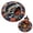 CB, variant on 3D Haunted Staircase Round Rug, Round Halloween Optical Illusion Area Rug, 3D Halloween Rug for Living Room Bedroom Entryway Party Home Halloween Decor, Style A, Small Size