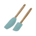 thumbnail image 1 of KitchenAid Set de 2 spatules en bambou Aqua Sky, 1 of 3