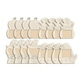 thumbnail image 1 of Rongfmy Kit de Cadres Photo Halloween 16 Pcs, Cadres Photo en Bois Non Finis pour Fête, 1 of 9