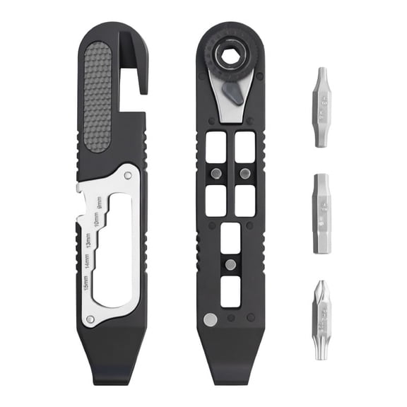 Bike Repair Tool,Multi-functional Ratchet Tool Set Wrench Tire Lever 7-in-1 Bicycle Portable Repair Tools