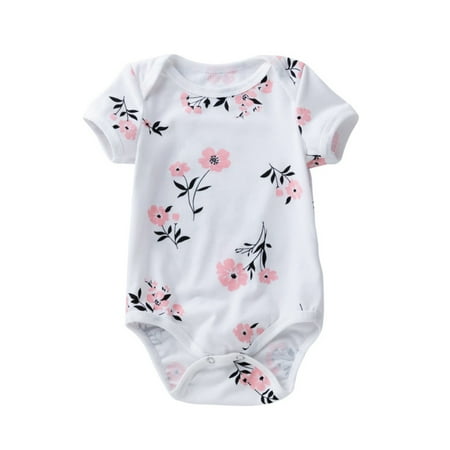 

URMAGIC Newborn Infant Toddler Baby Girls 1 Pack Summer Romper Tops Bodysuits