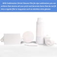 thumbnail image 2 of Shisuyan 20 Pcs Gobelet Sac Rétractable Tasse Film de Sublimation Transfert Impression Manches, 2 of 8