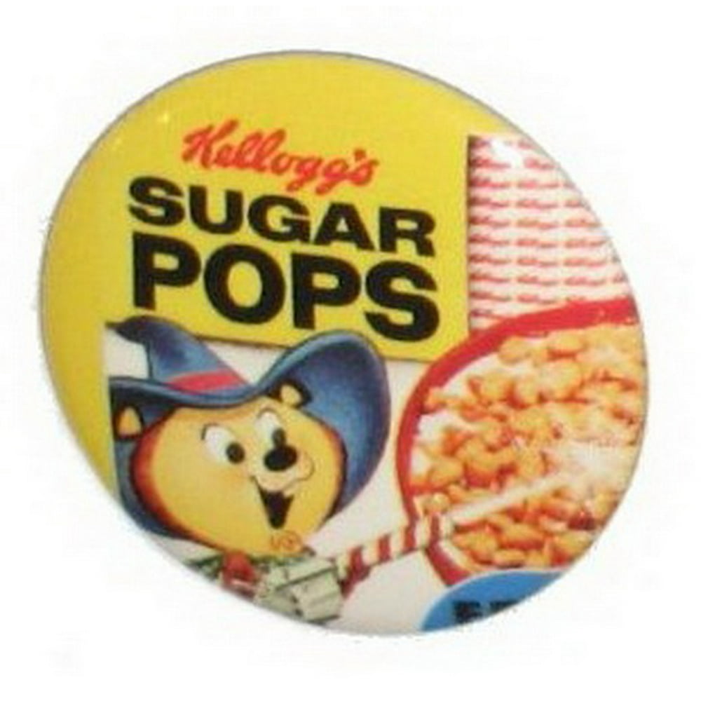 Kellogg's Sugar Pops Pete Cereal Button KB1967