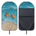 thumbnail image 5 of KUIFORTI Water-Resistant Car Seat Cover Towel - Washable Sweat Protector for Gym, Workout Use, Sea Turtle Print, Universal Fit for Cars, SUVs and Trucks, 5 of 7