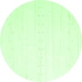 thumbnail image 1 of Ahgly Company Indoor Round Solid Green Modern Area Rugs, 4' Round, 1 of 1