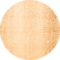 thumbnail image 1 of Ahgly Company Indoor Round Abstract Orange Contemporary Area Rugs, 5' Round, 1 of 1