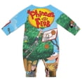 thumbnail image 2 of Phineas And Ferb Unisex Baby Boy Girl Rompers Long Sleeve Infant Jumpsuits Babies' Outfits Fall Winter Clothes 12-18M, 2 of 5