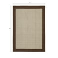 thumbnail image 3 of Mainstays Farmhouse Faux Sisal Brown High Low Loop Indoor Area Rug, 5' x 7', 3 of 8
