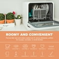 thumbnail image 2 of VENTRAY  DW55AD Portable Countertop Dishwashers with 5 Washing Programs, 2 of 7