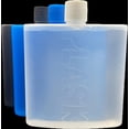 thumbnail image 1 of PLASK Travel & Festival Flask, 3-Pack Disposable, Recylable Plastic Booze Flask, 5oz Each + Funnel, Discreet, No Metal Taste, Easily Concealed, for Concerts, Events, Adventures., 1 of 8